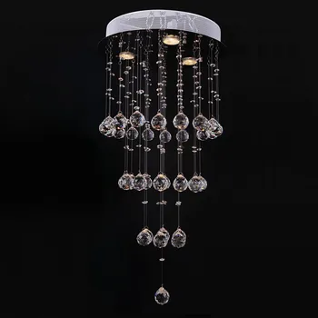

Modern crystal ball crystal LED Ceiling Light Shade lamparas de techo Covers Shades Metal Ceiling Lamps plafonnier hades