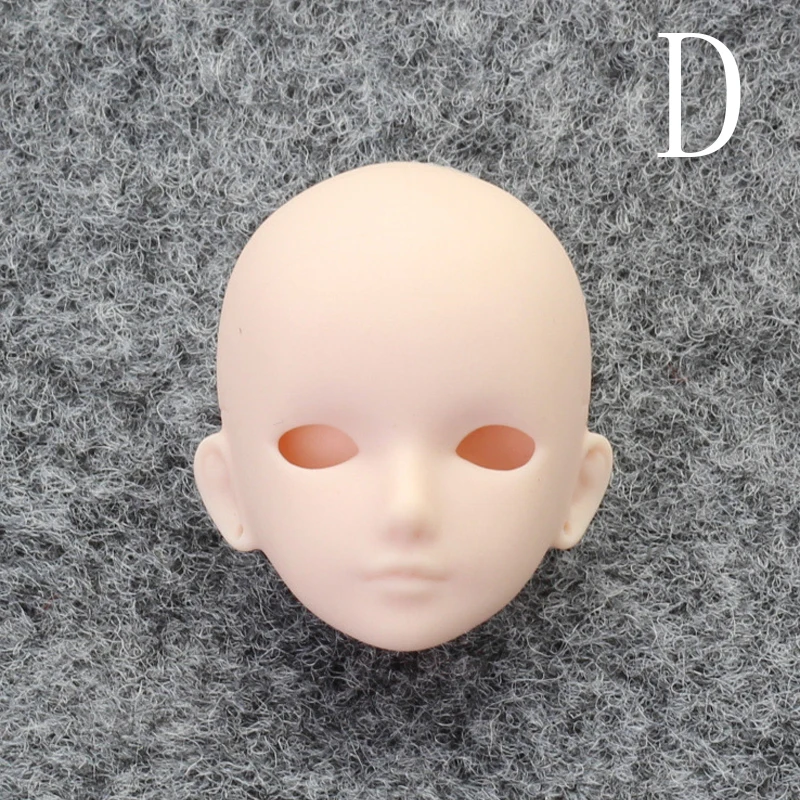 1 шт., мягкая кукольная головка DIY для 11,", кукольные головки для 1/6, BJD, кукла для отработки нанесения макияжа, голова без волос, 1:6, аксессуары для кукол