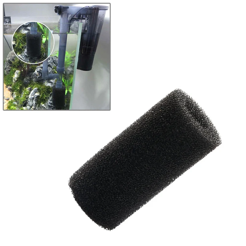 

5 Pcs Aquarium Sponge Filter Protector Cover For Fish Tank Inlet Pond Black Foam Replacement Aquario Accessory
