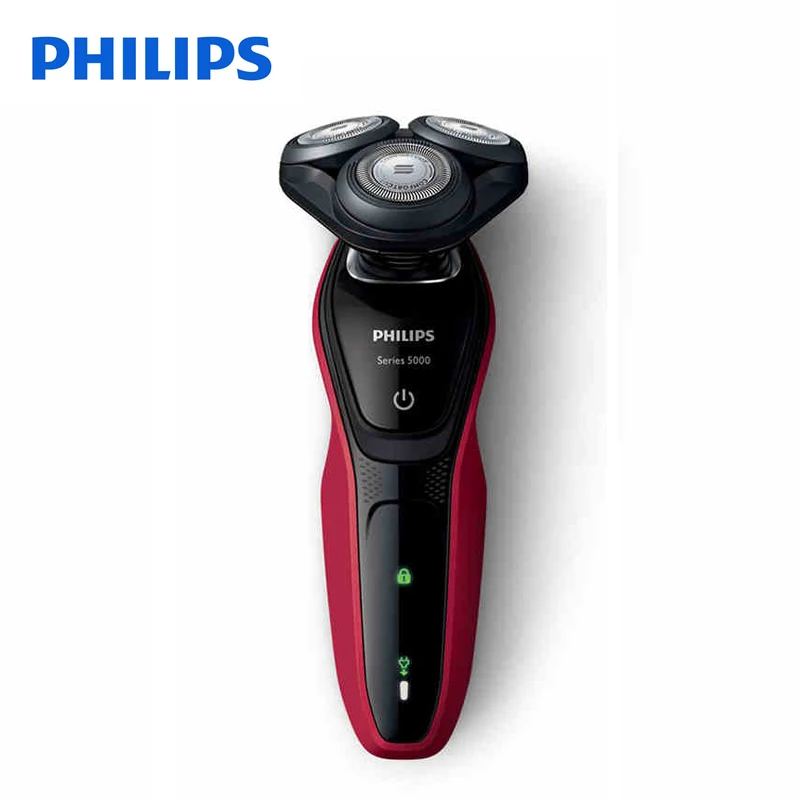 Оригинальная профессиональная Электробритва Philips S5095 с 3D самостоятельными плавающими головками, водонепроницаемая с никель-металлогидридным аккумулятором для мужчин - Цвет: Philips S5095