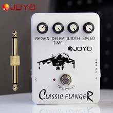 JOYO JF-07 Classic Flanger Guitar Effect Pedal electric bass dynamic compression pedal+1 pc pedal connector