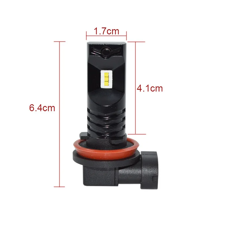 2 шт. H4 H7 светодиодные лампы H8 H11 Led HB3 9006 HB4 9005 Противотуманные фары 1200LM 6000K 12V Белый