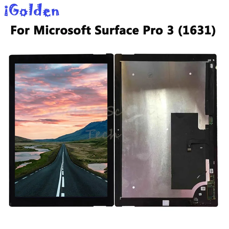 

For Microsoft Surface Pro 3 (1631) TOM12H20 V1.1 LTL120QL01 003 lcd display touch screen digitizer For Surface Pro 3 lcd