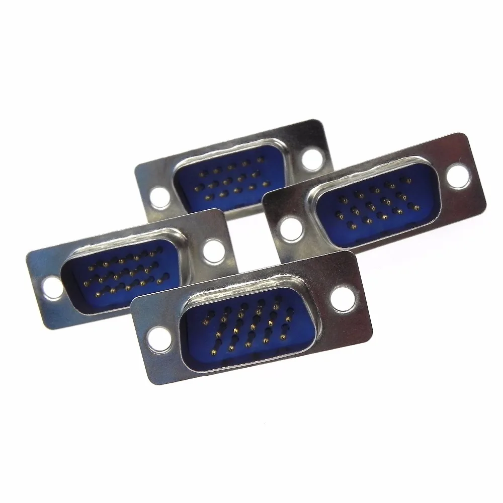 DB15-15pin male cable wire soldering type socket connector 4