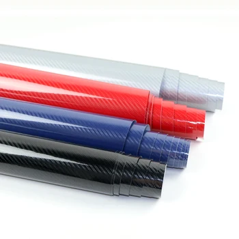 

Car styling 10/20/30cmx152cm Super quality Ultra Gloss 5D Carbon Fiber Vinyl Wrap Texture Super Glossy 5D Carbon Film With