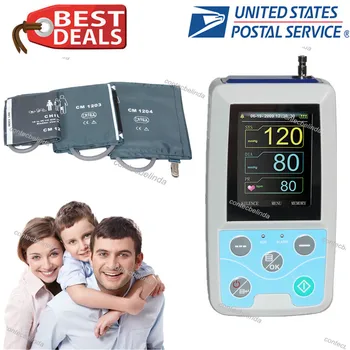 

ABPM50 24 hours Ambulatory Blood Pressure Monitor Holter With PC Software Adult,Large Adult and Child Cuff
