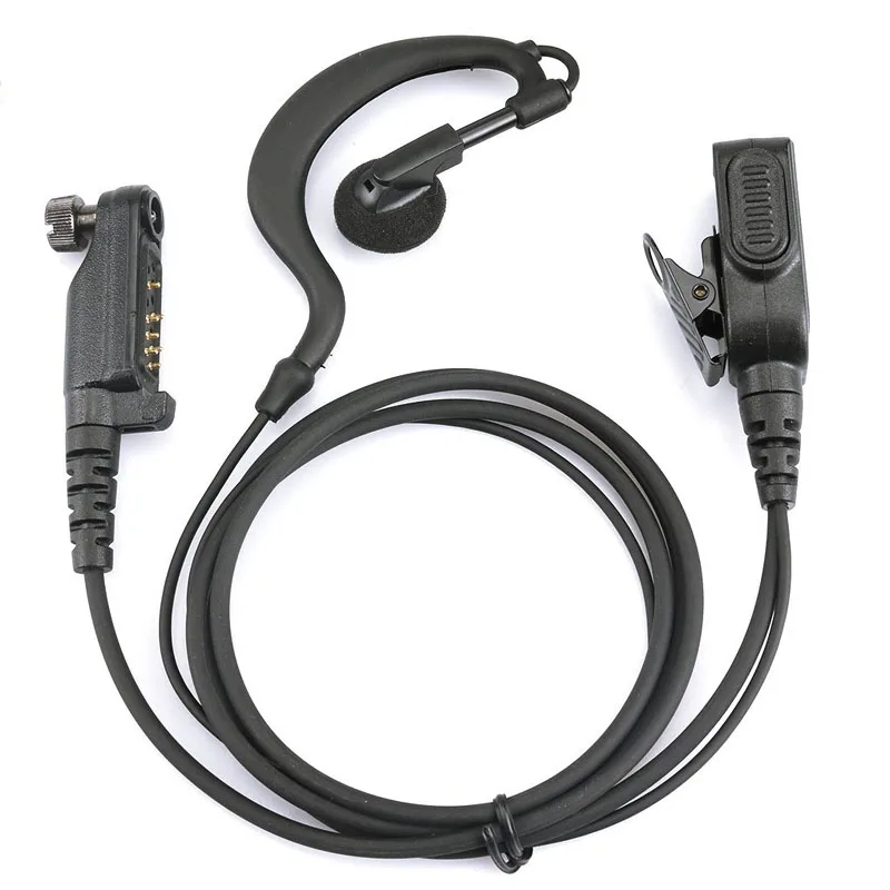 

G-shape Ear Hook Eearphone Headset PTT Mic Microphone for HYT Hytera PD600 PD605 PD662 PD665 PD680 PD682 PD685 X1p X1e Radio