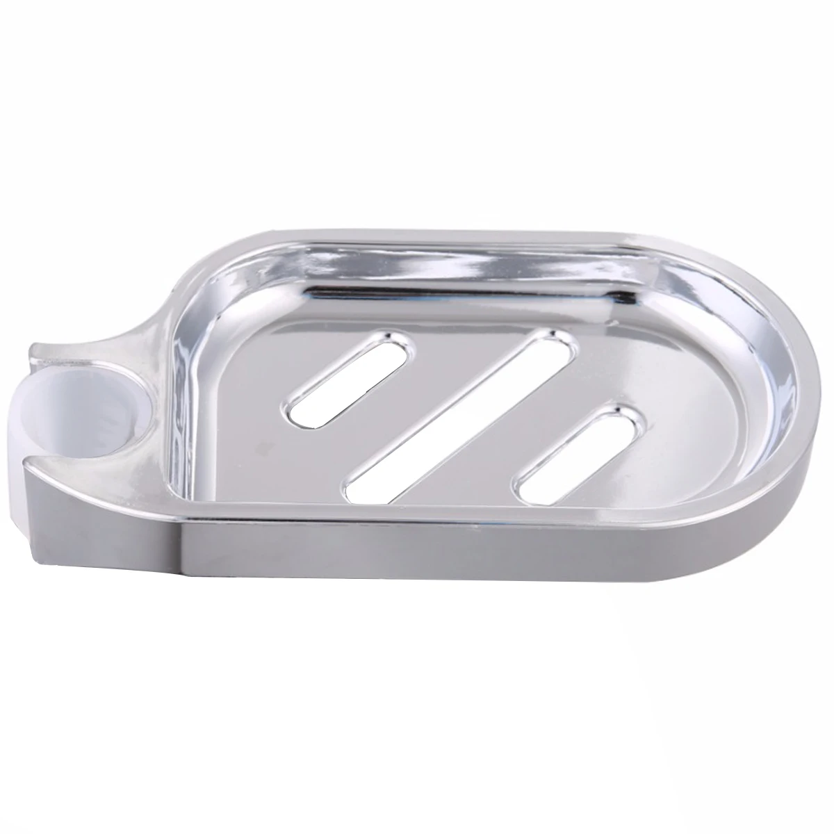 Mayitr Soap Dish Stand Adjustable Shower Rail Slide Soap Plates Bathroom Storage Rack Holder Bathroom Hardware Accessory