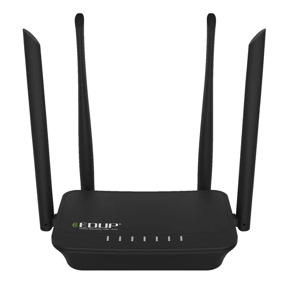 EDUP беспроводной Wi Fi роутер 300 Мбит/с ретранслятор четыре антенны 5 дБи английская
