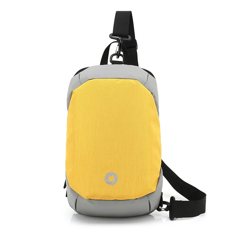 

New Stitching Contrast Color Crossbody Bags Men Chest Pack For Short Trip Men Messengers Bag Hot-summer Shoulder Bag