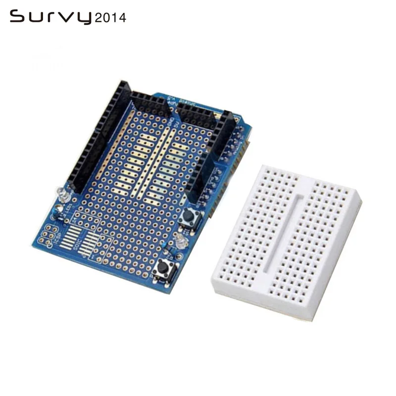 Мега 2560 R3 прототип Прототип Щит V3.0 Плата расширения + мини макет pcb 170 галстуком