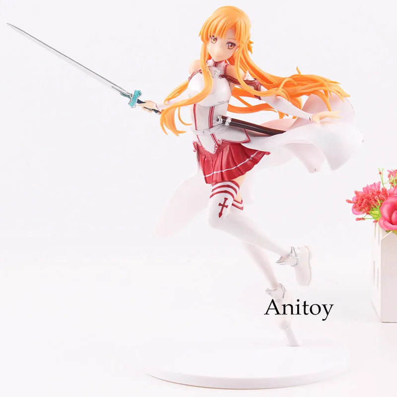Anime Sword Art Online Figure SAO Asuna Figure PVC Action Figures Collection Model Toys Anime Sword Art Online Figure SAO Asuna Figure PVC Action Figures Collection Model Toys