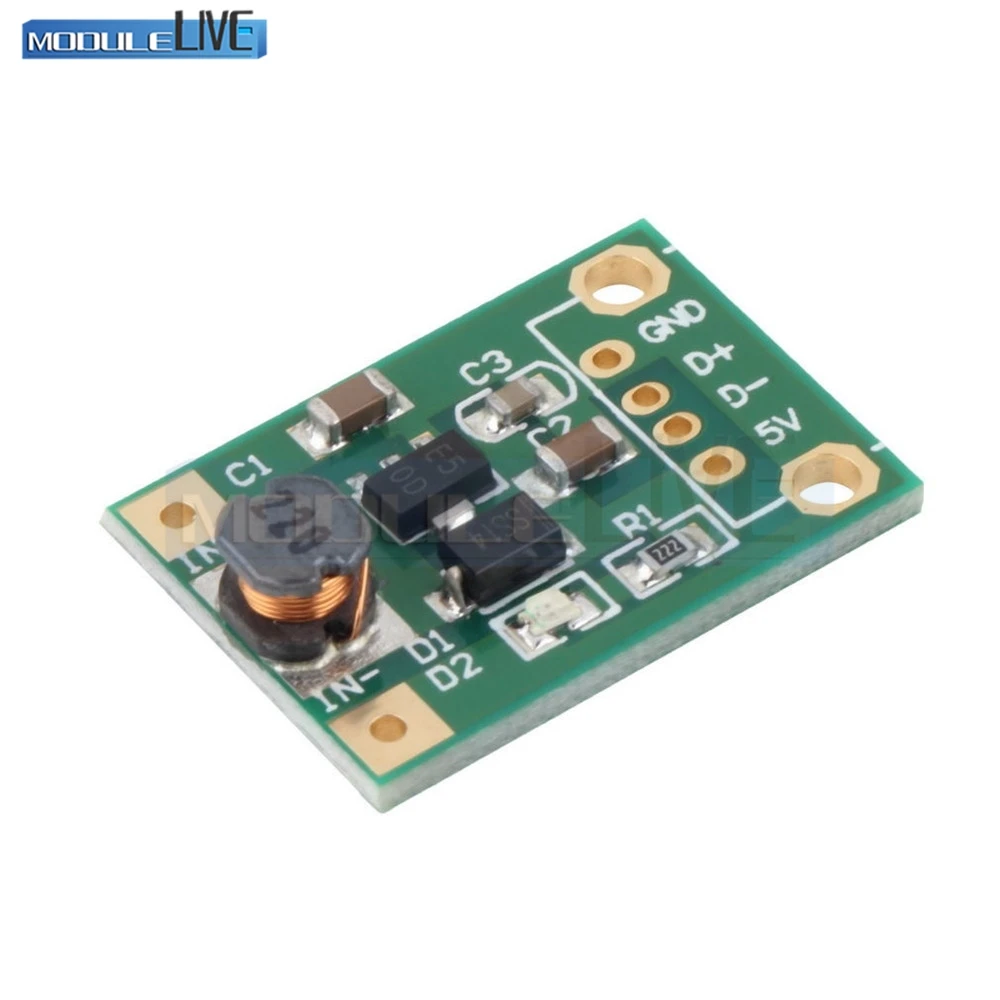 2 шт. 500мА Mini мини-модуль питания с повышением 1-5 в до 5 В повышающий преобразователь для Arduino