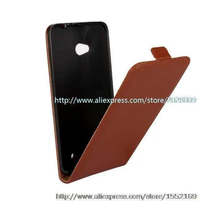 100pcs lot high quality up and down open genuine leather case for Microsoft Nokia Lumia 640 N640 phone case cover