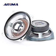 AIYIMA 2 шт 2,5 дюймов прозрачный водонепроницаемый динамик 8 Ом 10 Вт громкий динамик мини аудио звуковой динамик DIY домашний музыкальный кинотеатр