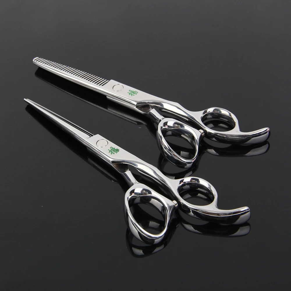 

Professional Barber Hair Cutting Scissors/Shears (6Inch) Ice Tempered Stainless Steel Reinforced with Chromium to Resist Tarnish