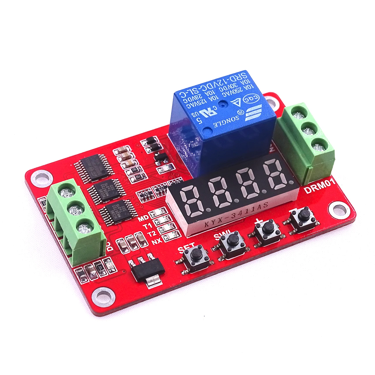 10pcs 12V Multifunction Self lock Relay Cycle Timer Module PLC Home
