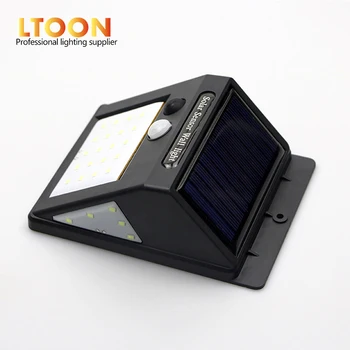 

[LTOON]LED Solar Power PIR Motion Sensor Wall Light 3-sided illumination LED Outdoor Waterproof Energy Saving Street LED Light