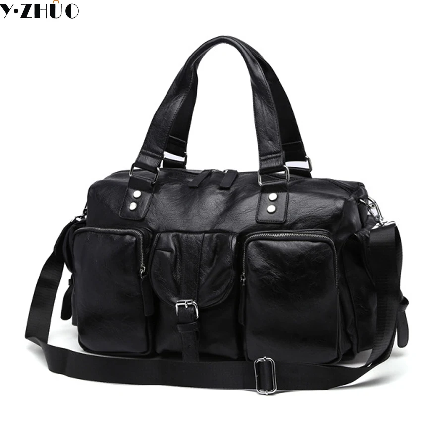 www.bagssaleusa.com/louis-vuitton/ : Buy large capacity leather man big travel bag luxury brand handbags tote Single ...