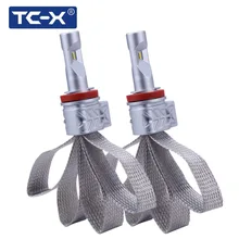 TC-X Lumenious Luxeon Z ES H7 LED H11 9006/HB4 9005/HB3 H4 Dual Beam PSX24W PSX26W Car Headlight Dipped Beam Main Beam Foglight