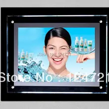 400 мм x 600 мм акриловые светодиодные Дисплей Лайтбоксы, реклама Безрамное меню доска