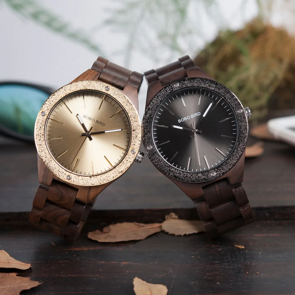 BOBO BIRD L-P05-1-2 Luxury Design Men Wooden Watches Personalize Drop Shipping Watch Male Relogio Masculino