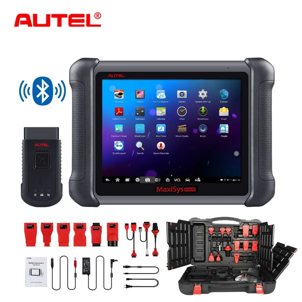 Автомобильный диагностический инструмент Autel OBD2 Maxisys MS906BT беспроводной bluetooth