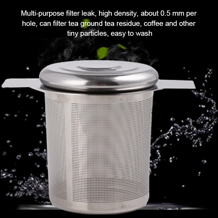 Нержавеющая сталь Чай заварки фильтрационная Сетка мелкая сетка Чай фильтр с 2 ручками фильтр 899