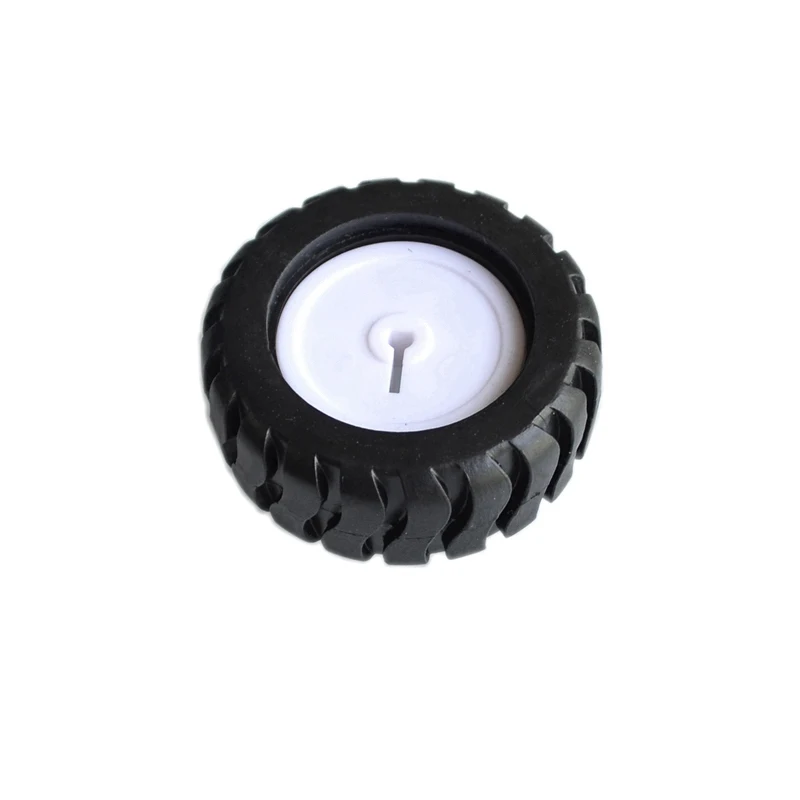 

1pcs 43*19*3mm D-hole Rubber Wheel Suitable for N20 Motor D Shaft Tire Car Robot DIY Toys Parts