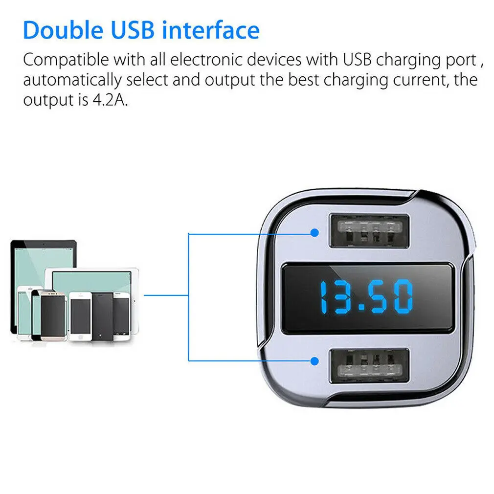 Localizador de rastreador GPS para coche dispositivo de seguimiento en tiempo Real cargador Dual USB voltímetro