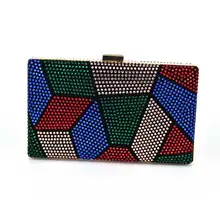 Новая коллекция сумочка роскошный алмаз Для женщин вечерняя сумочка; BS010 элегантное платье с украшением в виде кристаллов Ежедневные клатчи сумка-мессенджер высокое качество сумка Z05