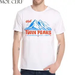 Новый Твин Пикс Для мужчин футболка 2018 модная фильмы Забавные футболки Для мужчин Уличная футболка Настроить ваш Дизайн топы с принтом l5-82
