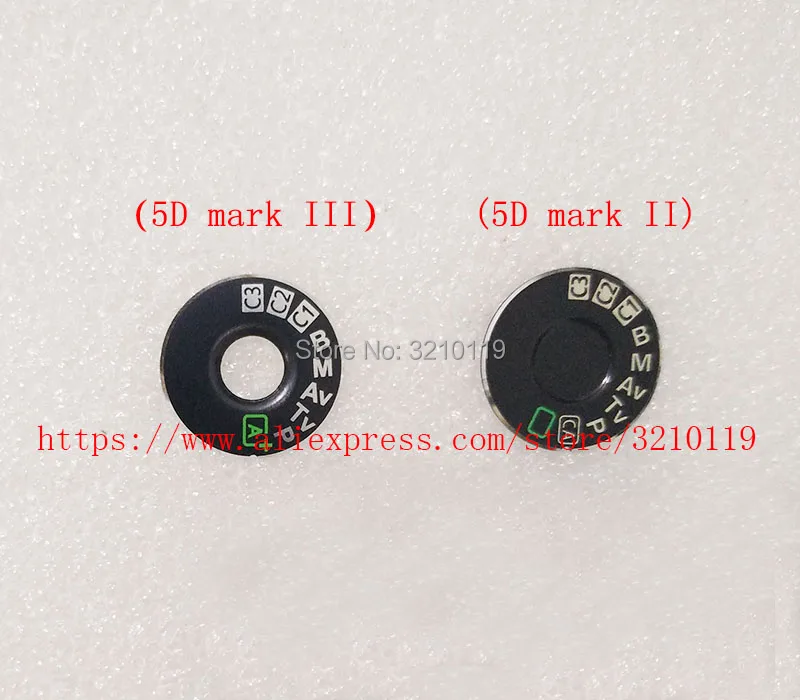 

NEW turntable Top cover button mode dial For Canon EOS 600D 6D 7D 5D mark II III 5D2 5D3 5DSR 5DS 7D mark II 70D 80D