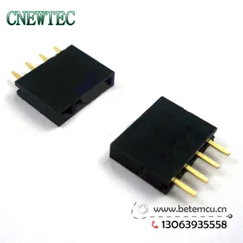 

100pcs 4PIN Single row 1x4T row needles socket mother row