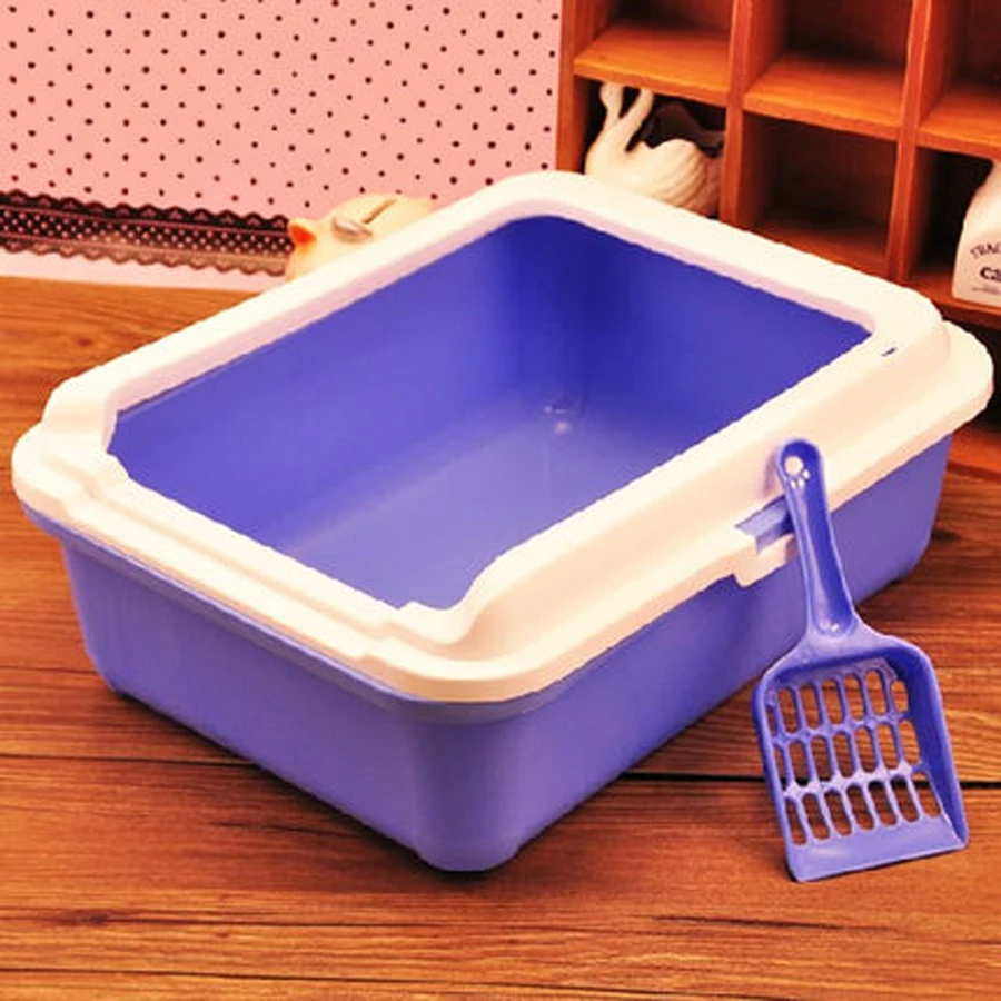 Pet Toilet Training Cat Plastic Bedpan Boxes Cats Litter Trays Caja