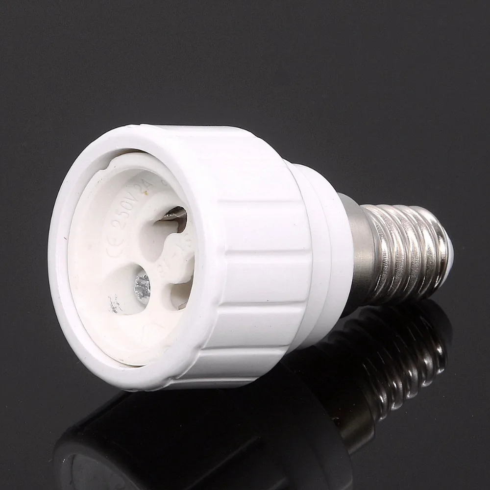 E14 To GU10 Lamp Holder Converter Lamp Base Converter Socker Adapter