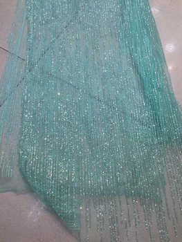 

good looking CiCi-31706 African tulle lace with glitter top quality embroidered French lace for party dress