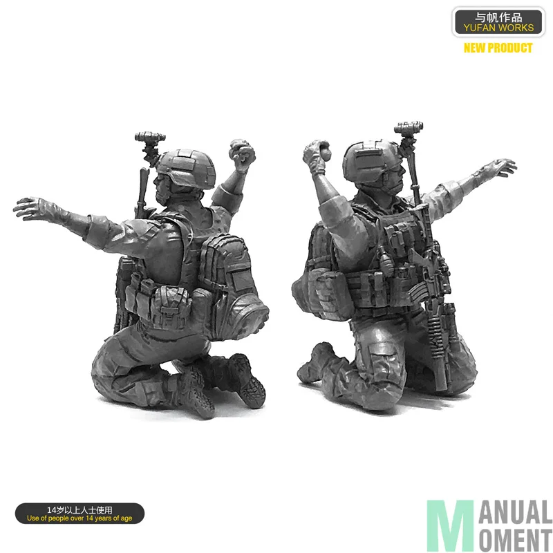 Высокое качества миниатюрный 1/35 ВМС США Seal Commando гренадер отдельного солдата