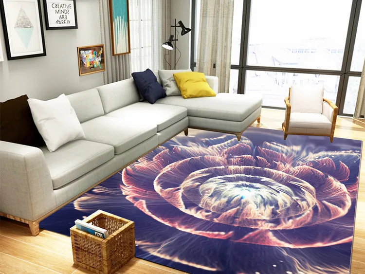 3D масло для печати живопись ковер гостиная диван спальня прикроватный коврик Прихожая входная дверь коврик Детский ползающий коврик