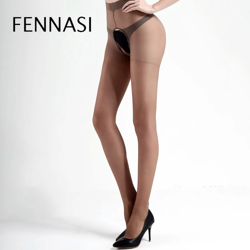 Пикантные женские колготки FENNASI с вырезами эротические сексуальные открытой