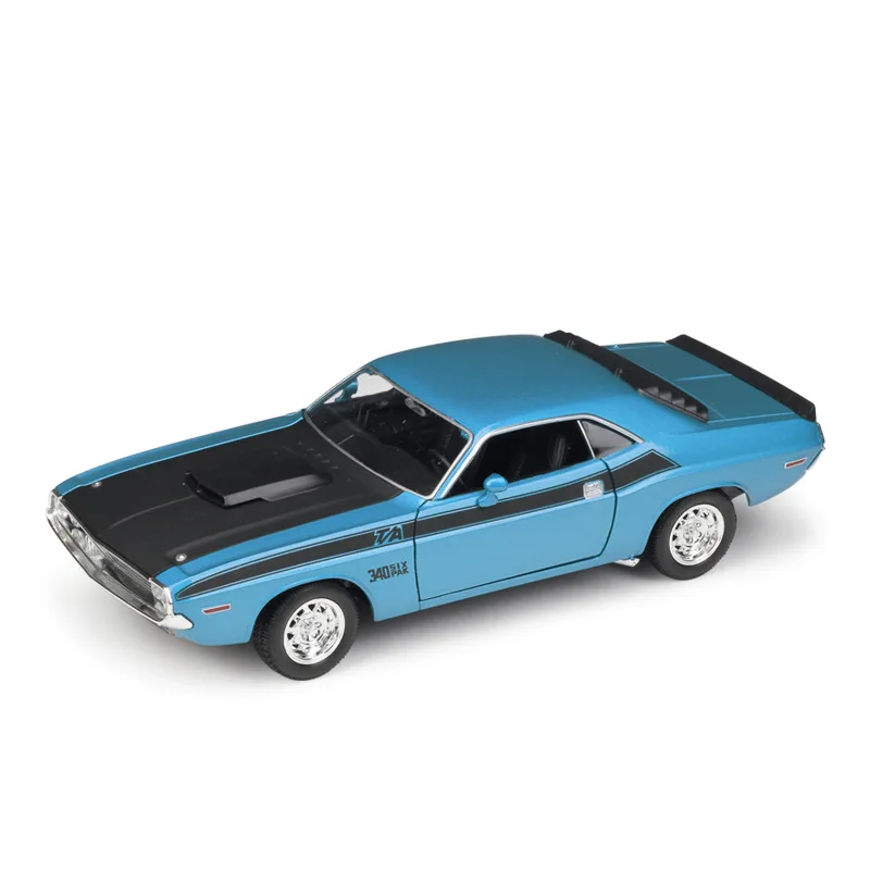 

WELLY 1/24 Scale Car Model Toys 1970 DODGE Challenger T/A Diecast Metal Car Model Toy For Collection/Gift/Kids