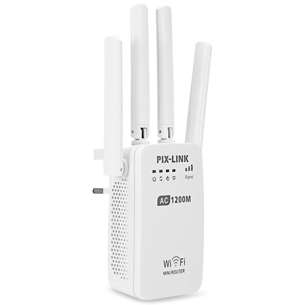 PIX-LINK LV-AC05 Wi-Fi ретранслятор Range Extender 1200 м Dual band Беспроводной AP маршрутизатор 4
