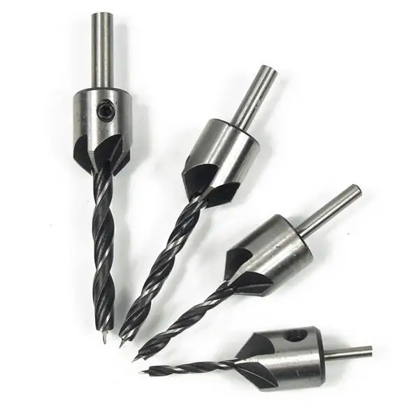 Drill Bit Set 4pcs/Set Woodworking Carving Tools Router Bits Wood