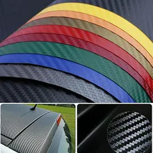 1pcs 30cm X 127cm DIY Car Style 3D Carbon Fiber Texture Matte Self Adhesive Vinyl Sticker Car Wrap Sticker Decal Film Sheet universal diy pvc carbon fiber decorative car sticker black 30 x 127cm