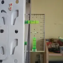 HACCURY высококачественный прозрачный Магнитный пузырьковый мини-уровень с тремя сильными магнитными магнитами