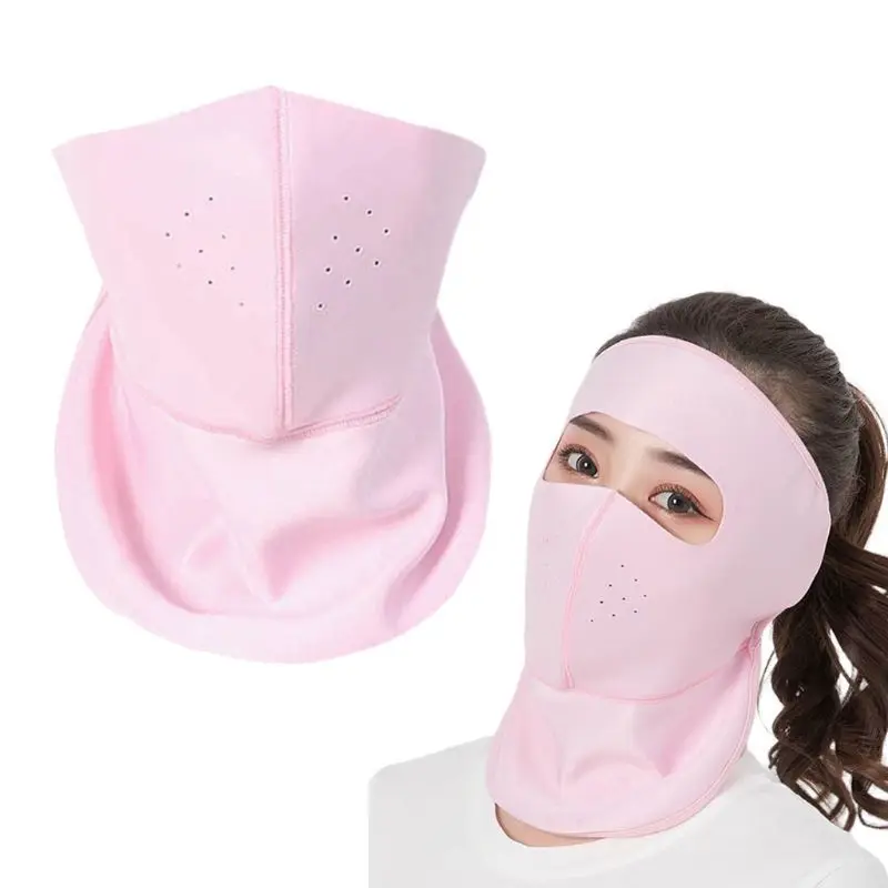 cheap Ice Silk Solar Frost Quick Dry Cycling Face Mask Bike Riding Fabric Neck Head Scarf Training Bicycle Sport Sunscreen Protector