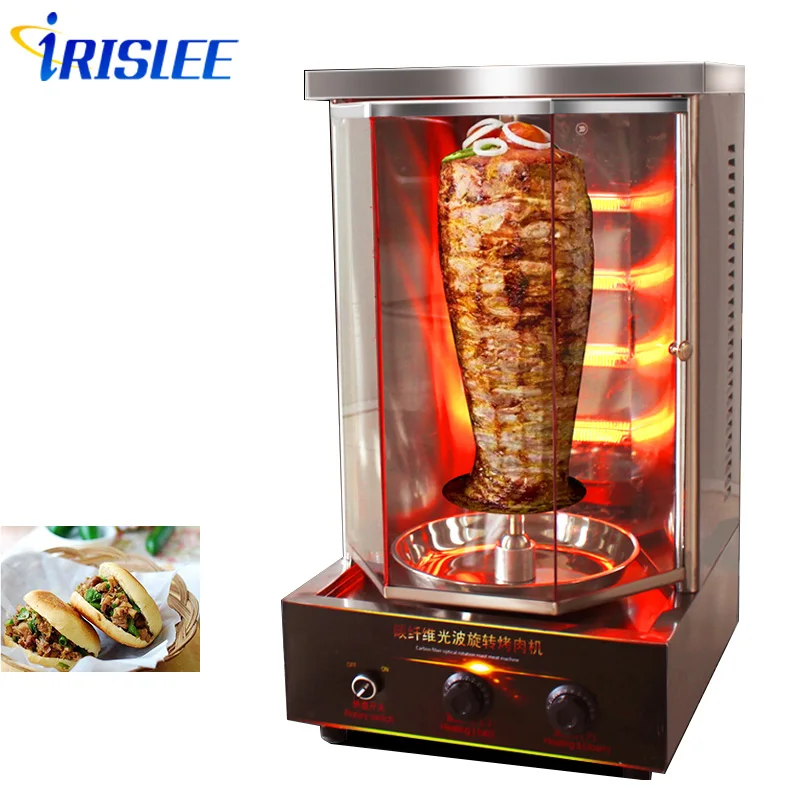 Electric Automatic Rotating Doner Kebab Machine Chicken Shawarma Grill