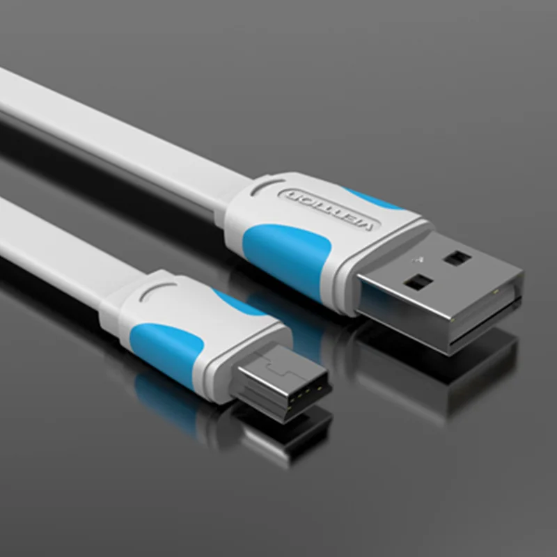 Vention mini usb кабель 0,5 м 1 м 1,5 м 2 м mini usb к usb кабель для зарядки данных для сотового телефона MP3 MP4 gps камера HDD мобильный телефон