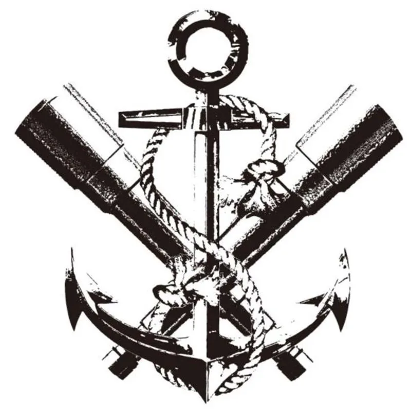 

Street Icon Women Men Clothes 180mm Anchor telescope Iron on transfer Printing Patches for clothing T-shirt Patch 3D Stickers