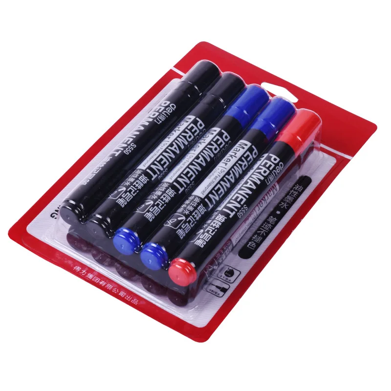1pcs Deli 36019 oily marker 10 sticks bulk water marker pen logistics